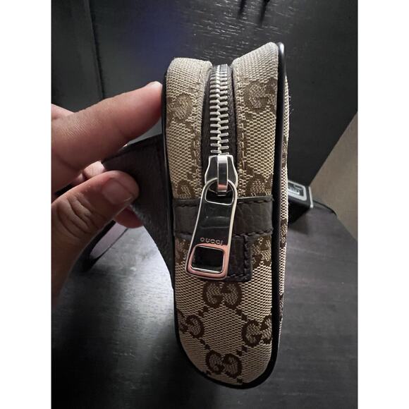 Gucci GG Canvas Monogram Belt Bag Fanny Pack Designer Beige Brown - Picture 12 of 16